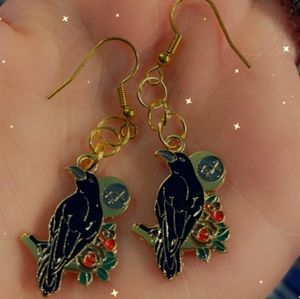 Raven Earrings